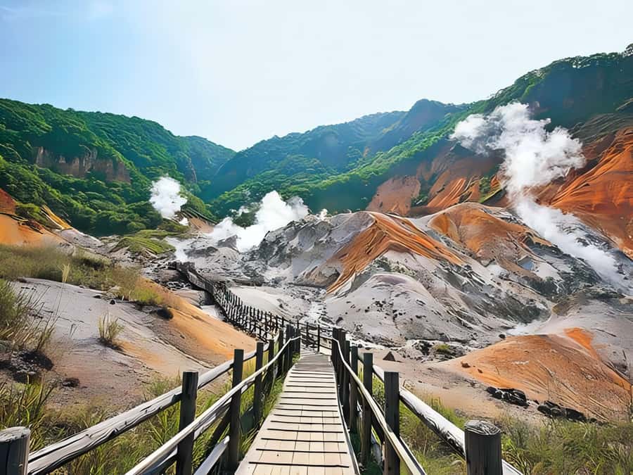 Sapporo: Hokkaido, Noboribetsu and Lake Toya Day Tour - The bus ride and guide experience
