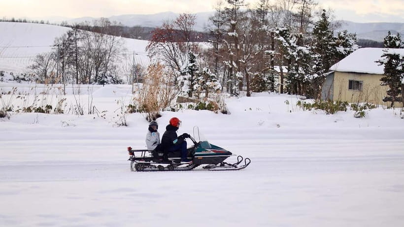 Sapporo Winter : Asahiyama Zoo (Penguin Fun & Snowmobile) - The heated bus and the long return to Sapporo