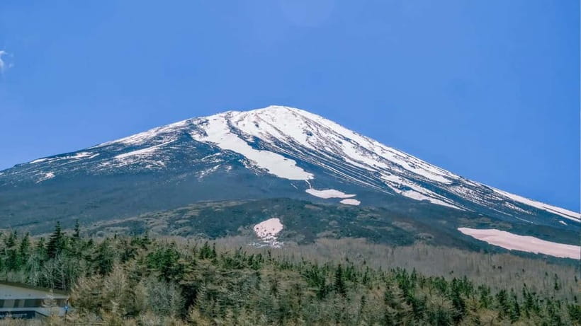 [Seasonal Limited] Mt. Fuji 5th Station &Hot Spring Day Tour - Shintaku-yama Asama Park and the classic pagoda view