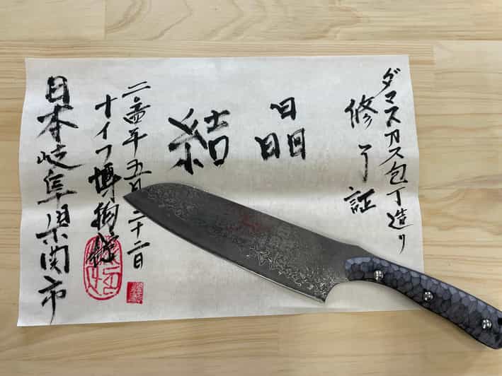 Seki: Samurai Knife Making Experience at the Knife Museum - Starting with Sumi, Yoshi, and a blade blank