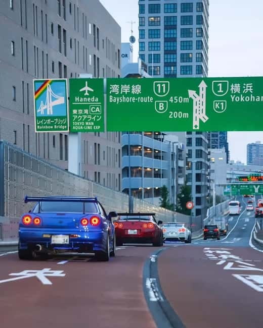 Shibuya City: Daikoku PA GT-R R35, R34, R33 or R32 Tour - The Wangan Expressway and Tokyo’s night views