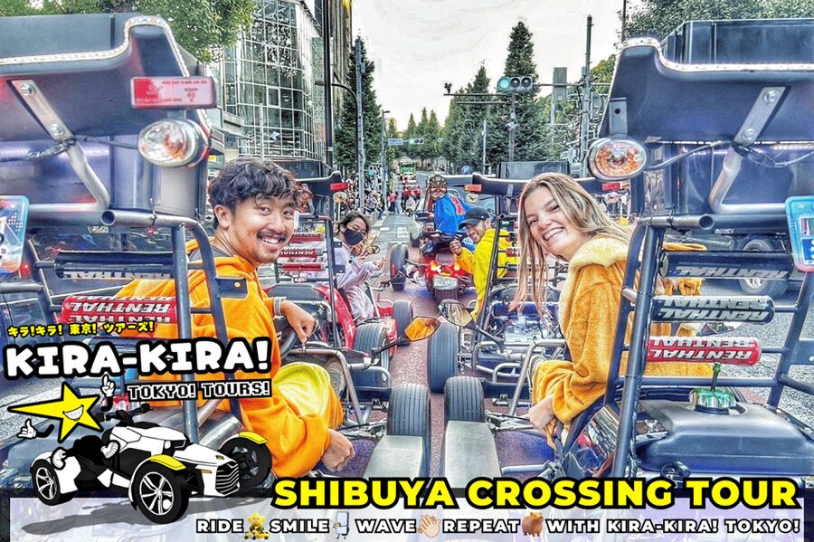 Shibuya Crossing x Tokyo Tower and more! Go-Kart Tour - Who will enjoy this most?
