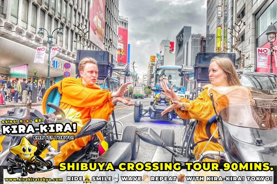 Shibuya Crossing x Tokyo Tower and more! Go-Kart Tour - The driving documents are the real deal-breaker