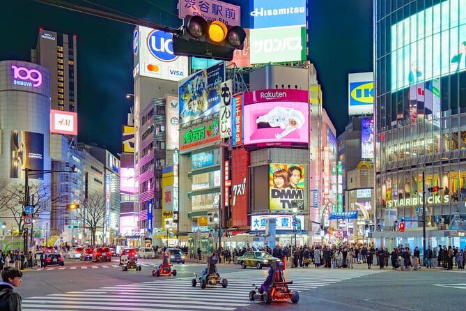 Shibuya Go Karting Tour with Funny Costume - Shibuya Scramble, Dogenzaka, and Big Street