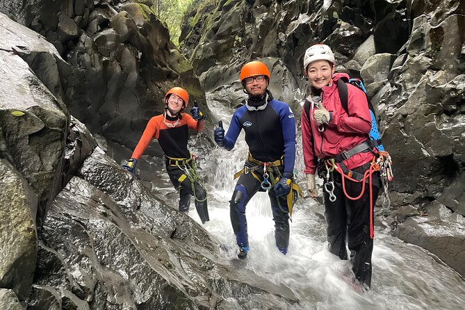 Shizuoka: Advanced Canyoning Activity near Mt. Fuji - Sliding down natural water chutes