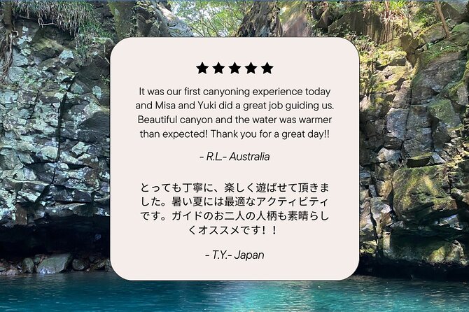 Shizuoka: Advanced Canyoning Activity near Mt. Fuji - Who should book this canyoning trip?