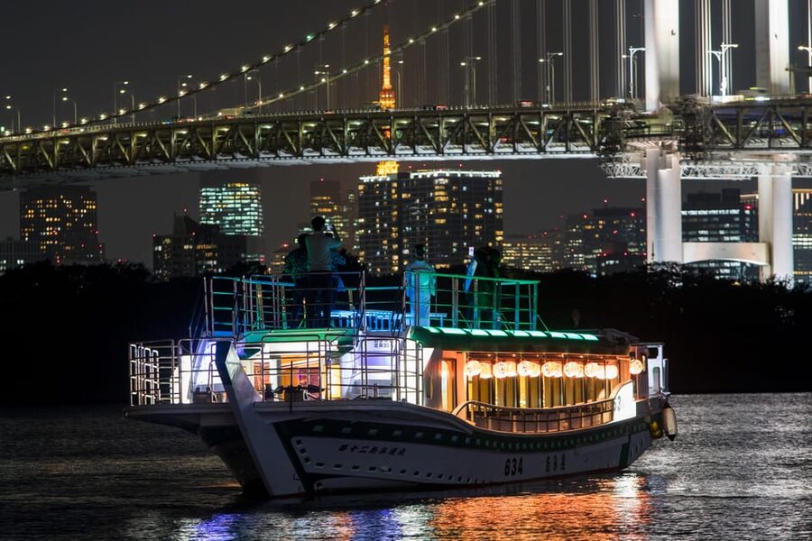 Sumida River: Japanese Traditional Yakatabune Dinner Cruise - A Japanese dinner served in many small courses