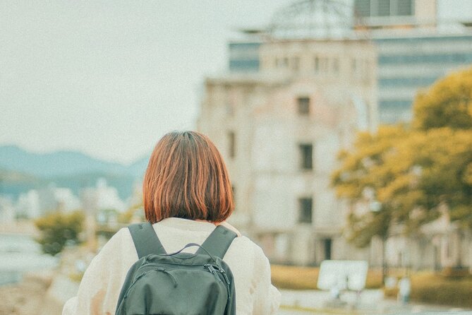 Sunset Walking Tour at Peace Park, Hiroshima - The A-Bomb Dome and the park’s visual center