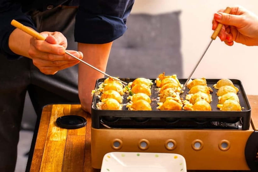 Takoyaki cooking experience in Kabukicho, Shinjuku - A good family activity, with one age limit
