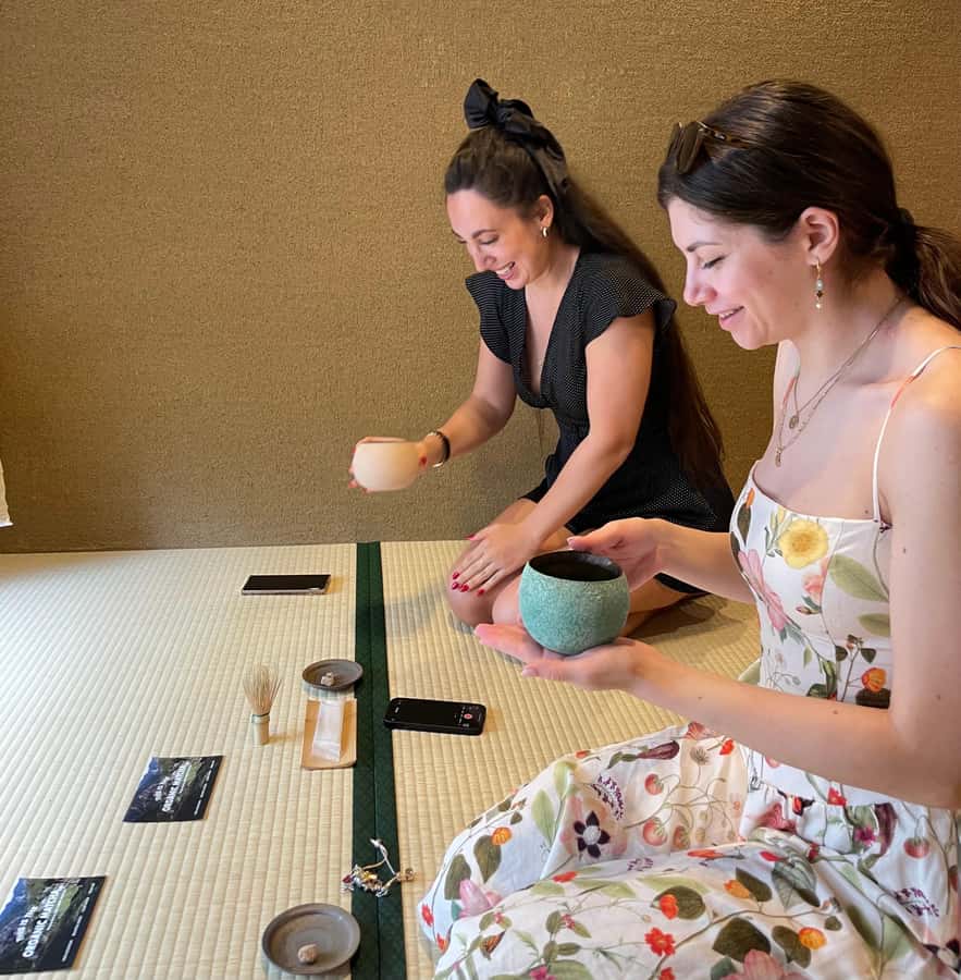 Tea Ceremony Experience in a Private Tea Room in Shibuya - The formal preparation and first bowl of matcha