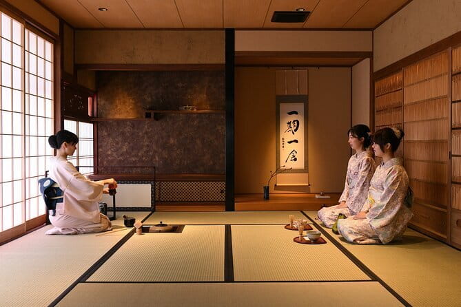 Tea Ceremony with Kimono and Professional Photoshoot in Kyoto - Choosing a kimono at Nishiki Orizuruya