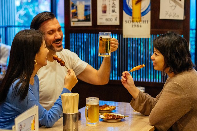 The 10 Tastings of Tokyo With Locals: Private Street Food Tour - Takoyaki finishes the food route