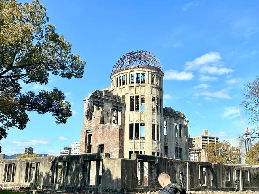 The Journey of Hiroshima from Tragedy to Peace - Mother and Baby in Storm: beginning with compassion