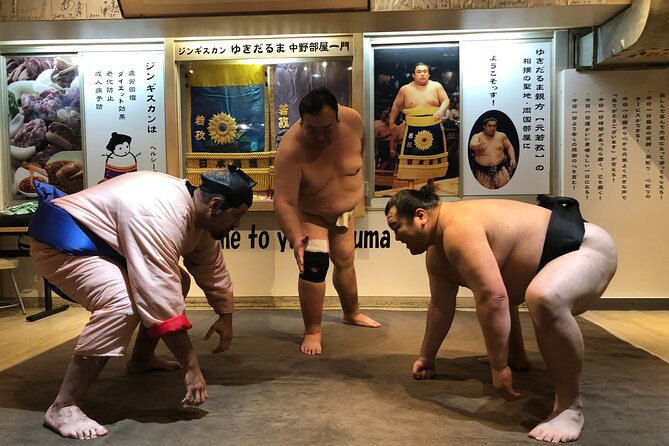 the SUMO show - Watching retired wrestlers spar