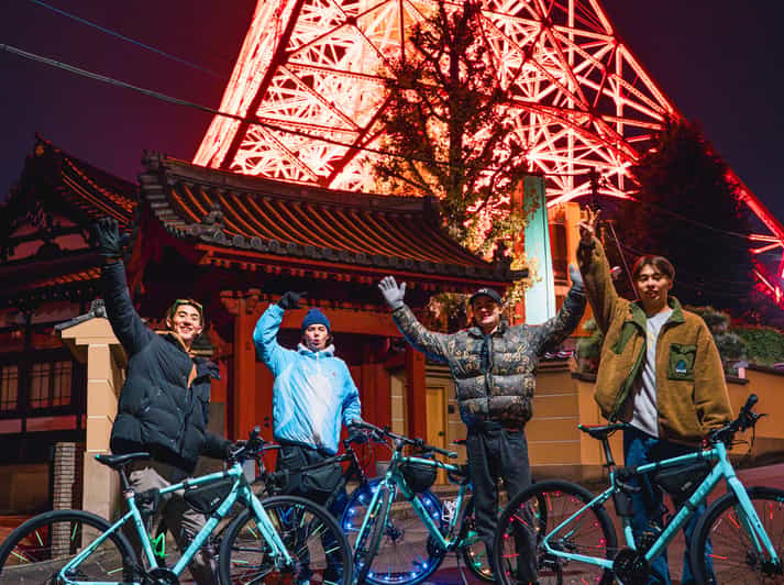 Tokyo: 2-Hour Night Bike Tour of the City's Hidden Gems - Omotesando’s polished avenue and seasonal lights