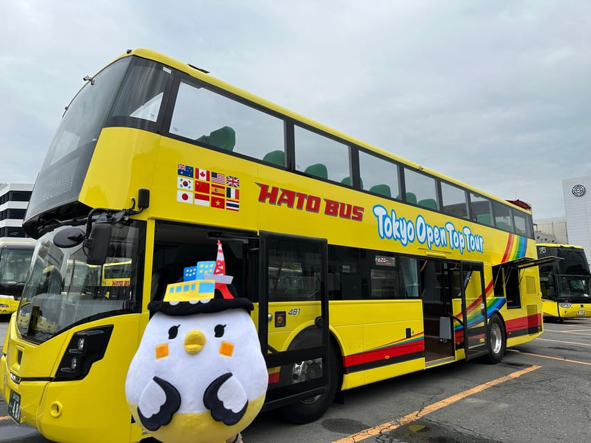 Tokyo: 60min Panoramic Open Top Bus Tour with Audio Guide - What to bring and what not to expect