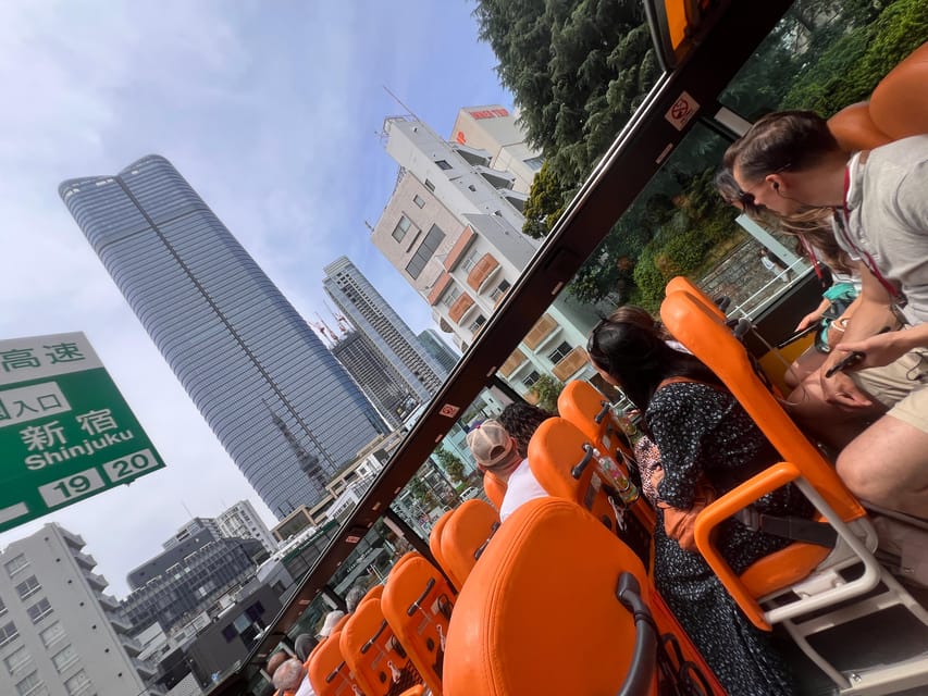 Tokyo: 60min Panoramic Open Top Bus Tour with Audio Guide - Using the GPS audio guide