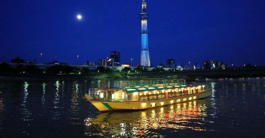 Tokyo Bay: Traditional Japanese Yakatabune Dinner Cruise - A multi-course Japanese dinner, served at an easy pace