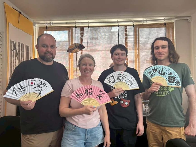 Tokyo:Calligraphy &Make your original folding fan in Asakusa - Choosing a kanji, name, or personal message