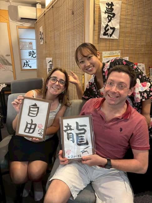 Tokyo:Calligraphy &Make your original folding fan in Asakusa - How long the activity really takes