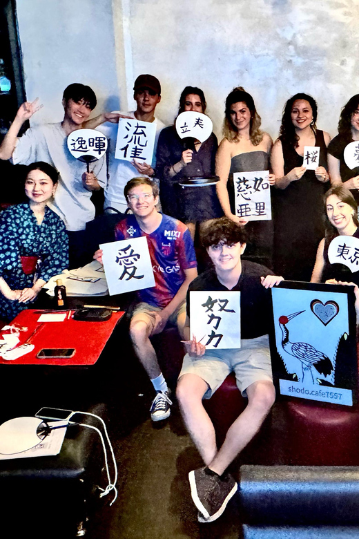 Tokyo: Calligraphy on Kanji Fan & Scroll with Drink - What Might Not Suit You