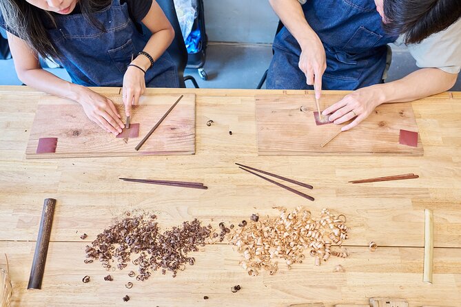 Tokyo Chopstick Making Workshop with Artisan - Making chopsticks instead of buying another souvenir