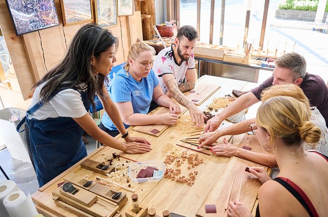 Tokyo Chopstick Making Workshop with Artisan - The staff make the difference