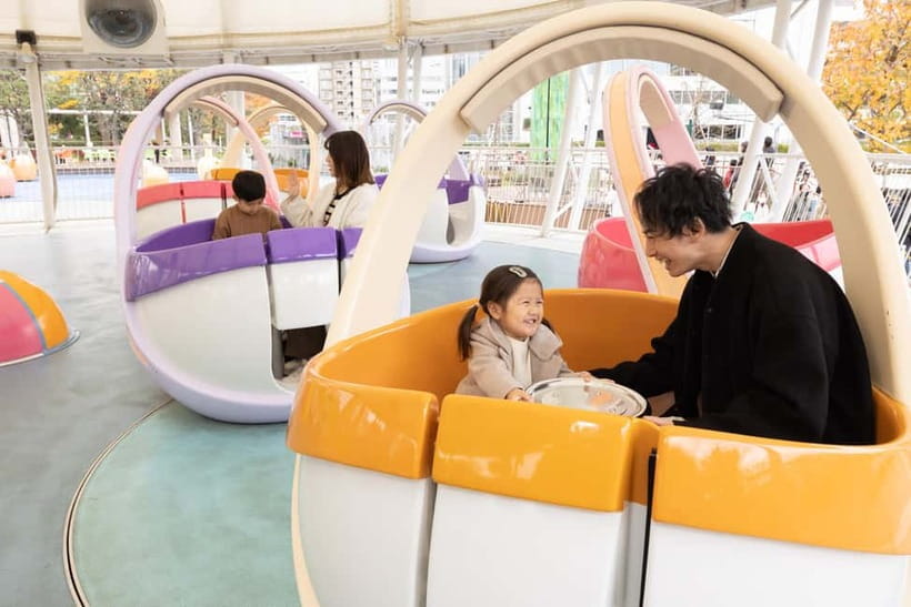 Tokyo Dome City Attractions 5-Ride Ticket - LaQua adds food and relaxation nearby