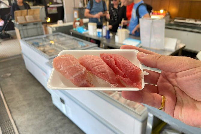Tokyo Food Tour Taste Fresh Delights at Tsukiji Market - Eating through the Outer Market