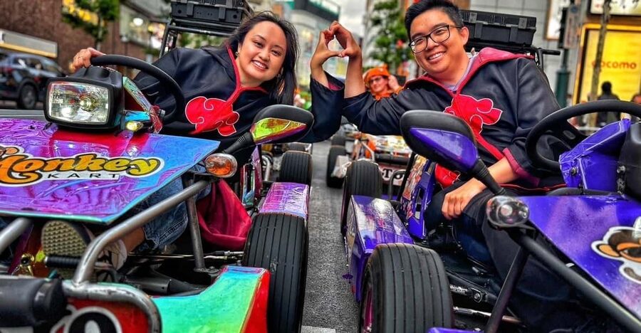 Tokyo: Guided Go Kart Tour from Harajuku to Shibuya Crossing - Costumes, cameras, and the pre-ride setup