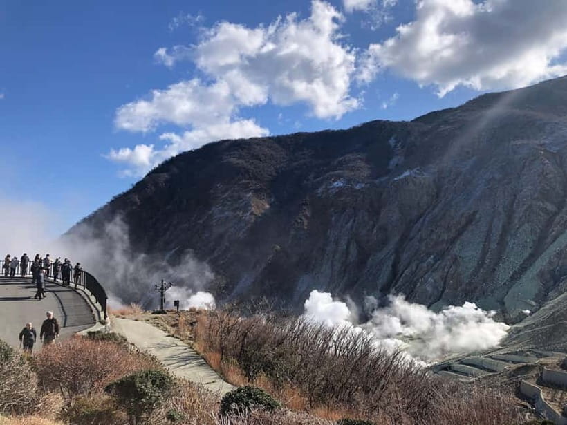 Tokyo: Hakone Fuji Day Tour w/ Cruise, Cable Car, Volcano - The afternoon choice: outlets, onsen, or both