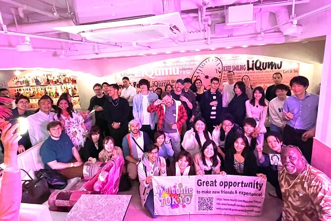 Tokyo Local Friends Solo attend Party All We Can Drink in Shibuya - Drinks, games, photos, and room to move