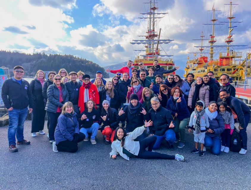 Tokyo: Mt. Fuji 5th Station & Hakone Cruise 1-Day Bus Tour - Hakone Ropeway and volcanic mountain views