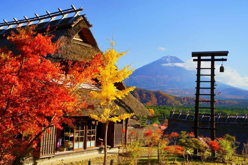 Tokyo: Mt. Fuji, Arakurayama Sengen Park, Oshino Hakkai Tour - Arakurayama Sengen Park and the famous pagoda view