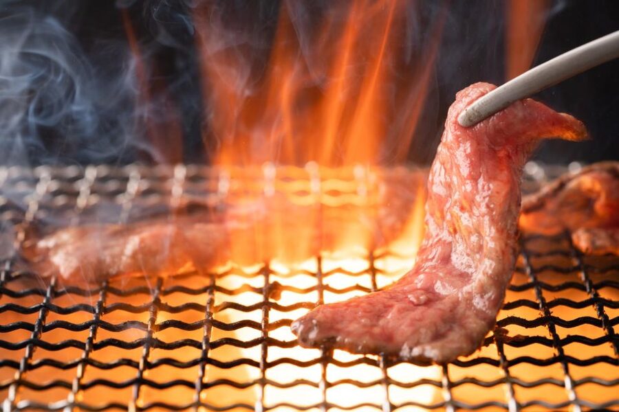 Tokyo: Night Foodie Tour in Shinjuku - Second course: Wagyu yakiniku at the table
