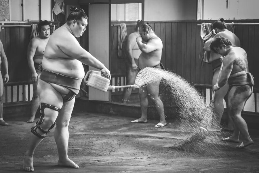 Tokyo: Not a show- a professional sumo practice with experts - What the $103 price buys you