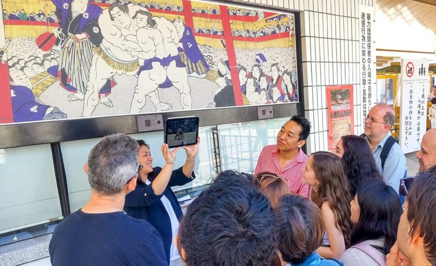 Tokyo: Not a show- a professional sumo practice with experts - Seating, timing, and physical comfort