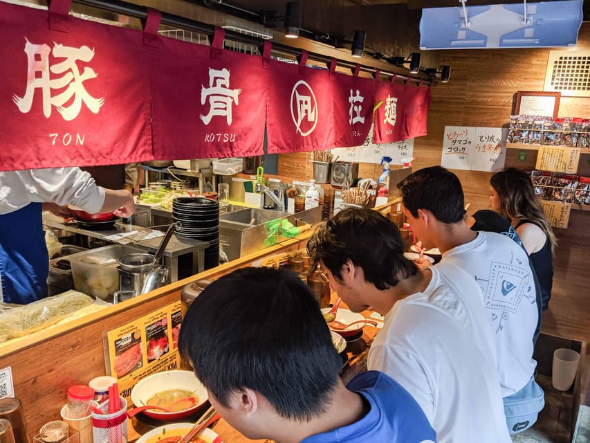 Tokyo: Ramen Tasting Tour with 6 Mini Bowls of Ramen - How much walking and food should you expect?