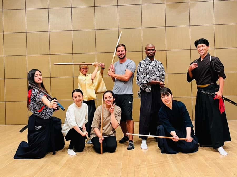 Tokyo: Samurai Experience with a real sword - From Tokyo meeting point to samurai training room