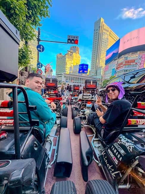 Tokyo: Shibuya and Shinjuku Streets Guided Go-Karting Tour - Shibuya Scramble is the big photo moment
