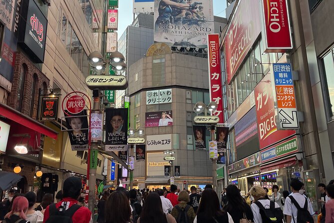 Tokyo: Shibuya Highlights Walking Tour - Local lanes, bars, and restaurant streets