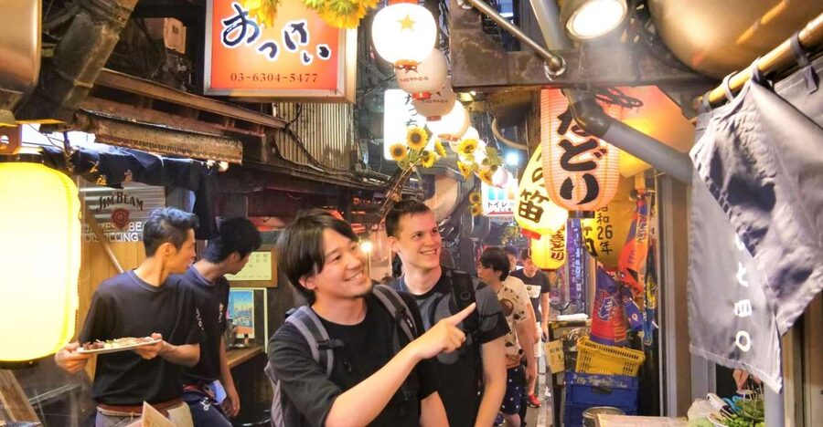 Tokyo: Shinjuku Bar Hopping with All-You-Can-Drink & Dinner - Omoide Yokocho: smoky lanes and the first dinner stop