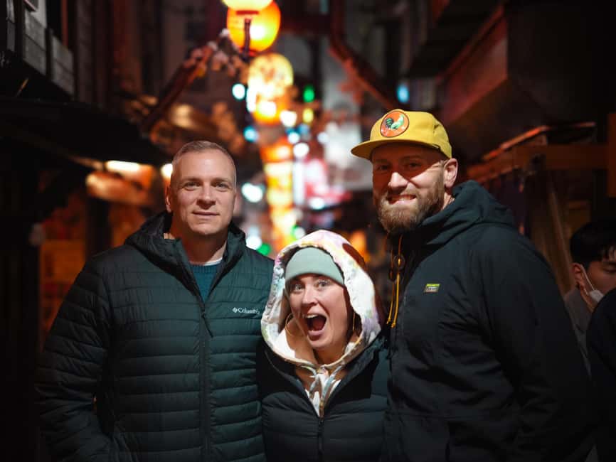 Tokyo Shinjuku Food Tour for Family [1 Group Only] - Kabukicho after dark, with neon and famous sights
