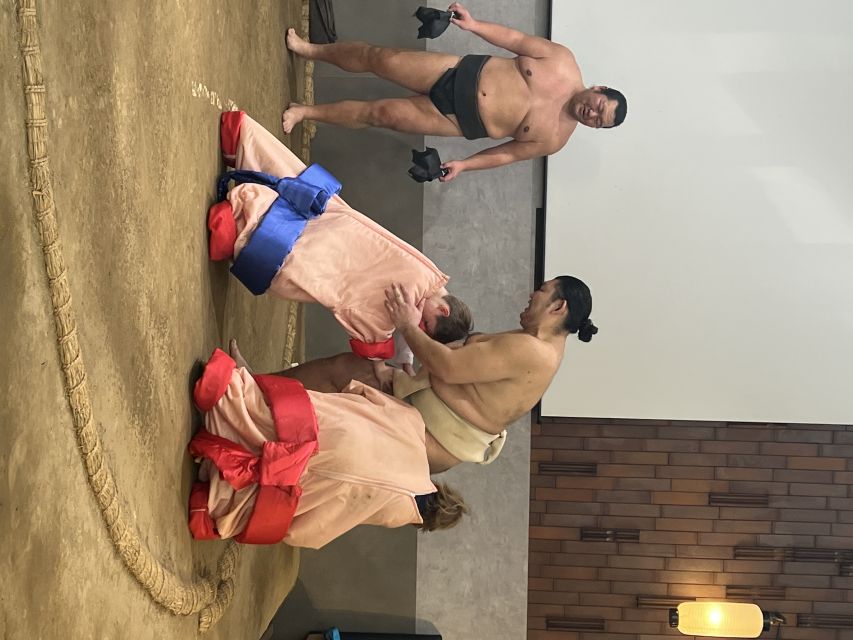 Tokyo: Sumo Experience and Chanko Nabe Lunch - Your turn in the ring