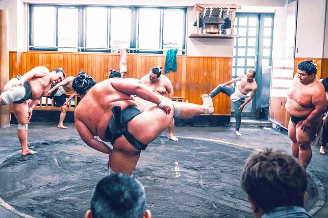 Tokyo: Sumo Morning Practice Viewing Tour at a Real Stable - Sitting beside the ring during practice