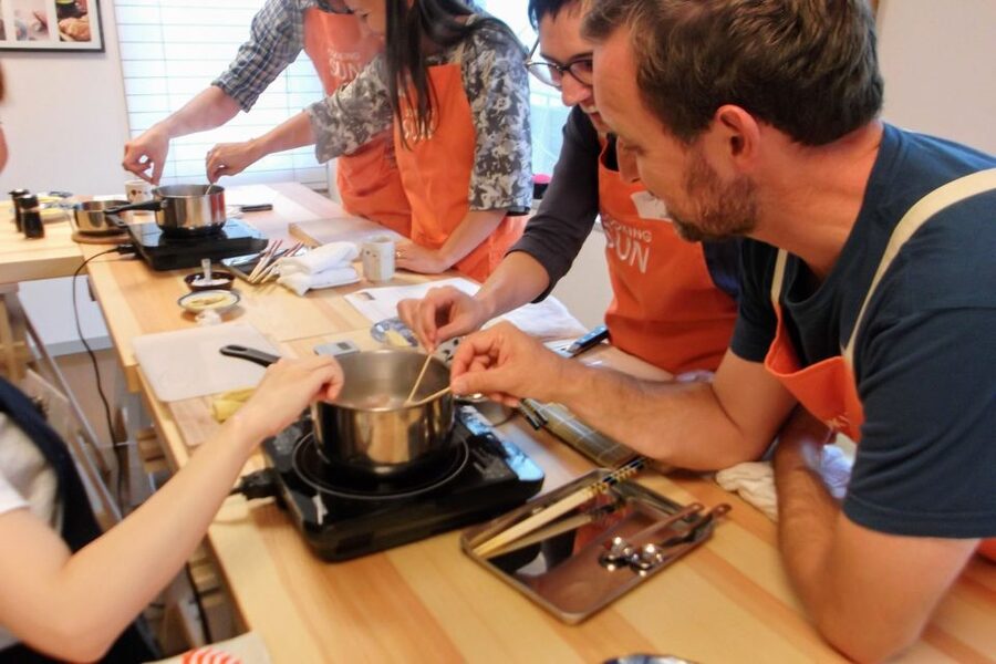Tokyo: Sushi Making Class - Making tamagoyaki without losing your patience