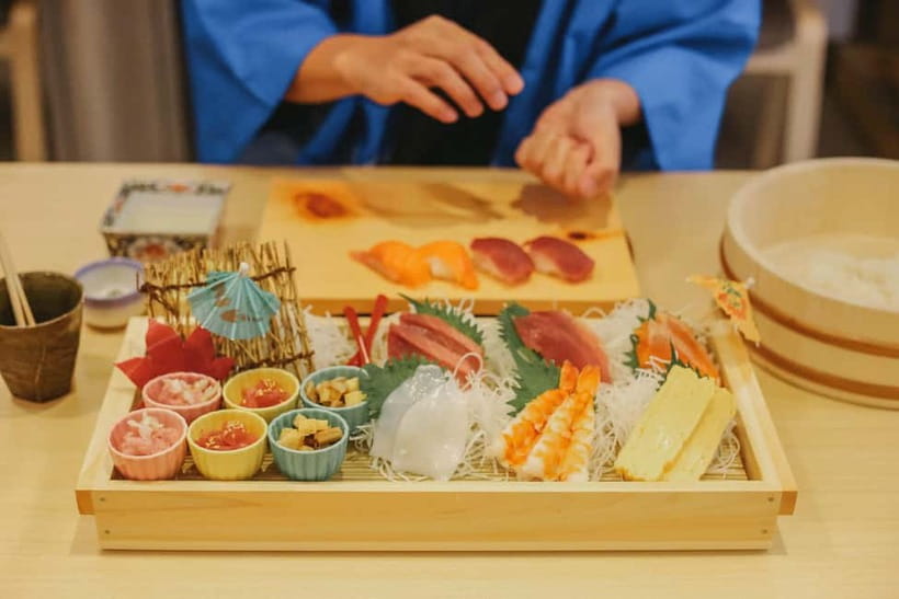 Tokyo: Sushi Making Class in a Happi Coat near a Famous Spot - A 90-minute introduction to sushi craft