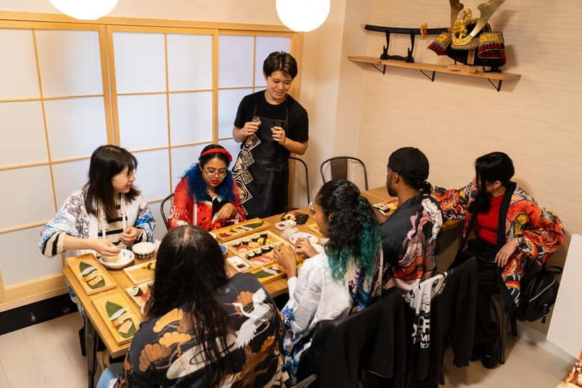 Tokyo: Sushi Making Class in a Happi Coat near a Famous Spot - Price, group size, and practical value