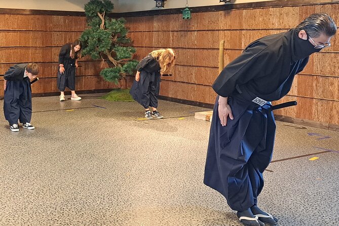 Tokyo Sword Experience - includes Museum Ticket/Ninja Experience - Plastic ninja stars and the lighter side of the visit