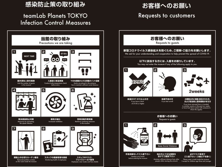 Tokyo: teamLab Planets TOKYO Digital Art Museum Entry Ticket - Practical tips before you reserve